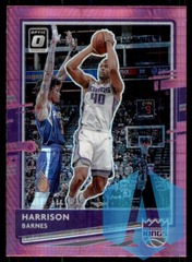 2020-21 Donruss Optic Pink Hyper Prizm Harrison Barnes #35 Sacramento Kings